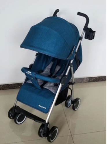 Carriola Plegable de Viaje Compacta y Ligera Azul